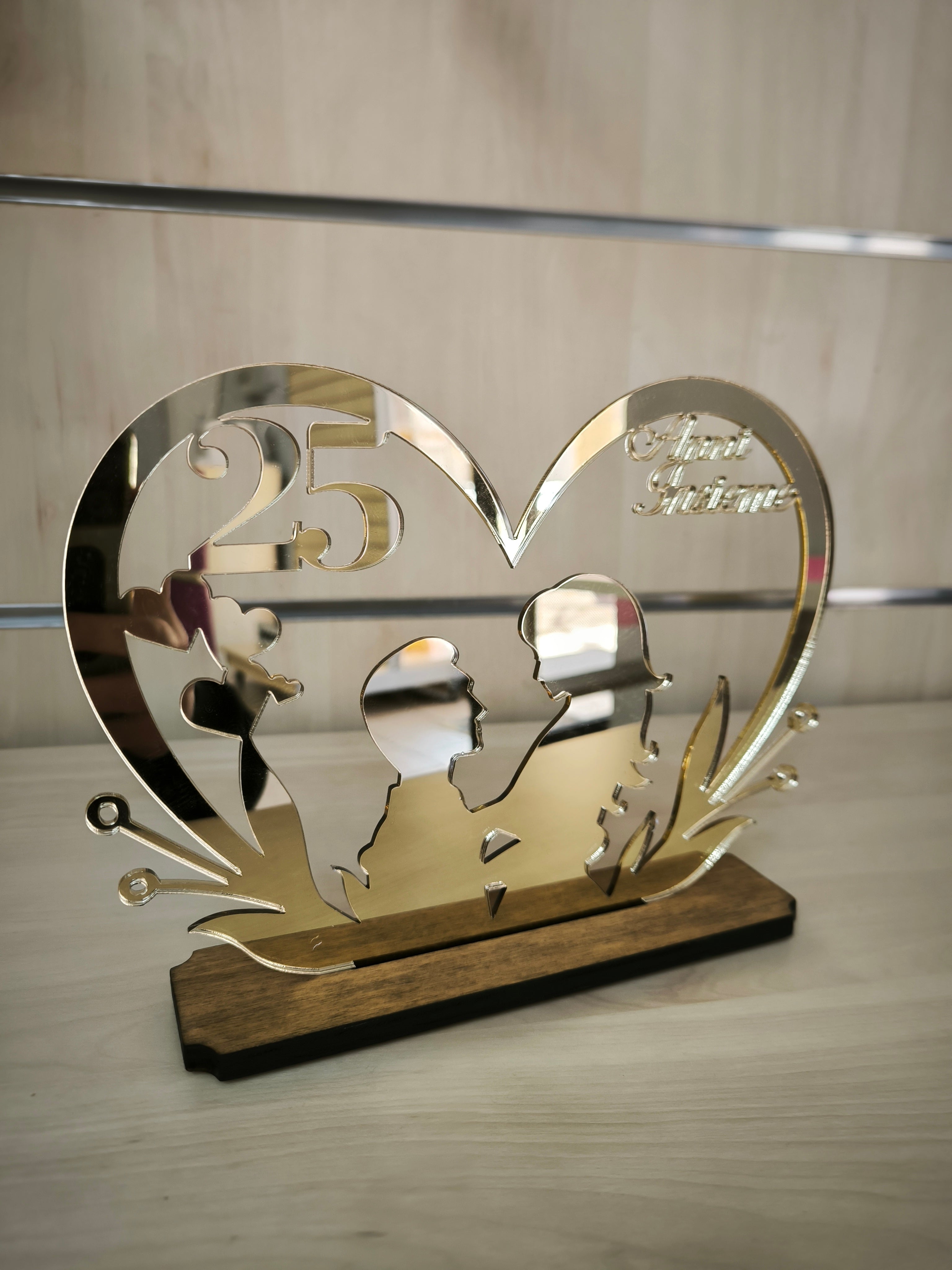 Targa Anniversario "25 Anni Insieme"