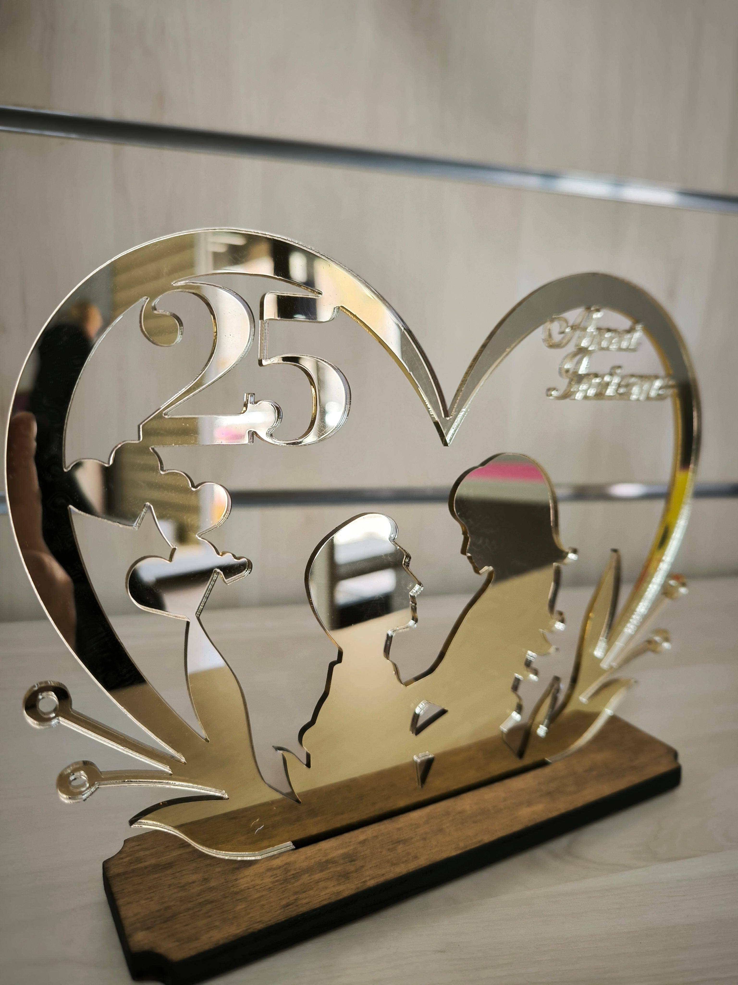 Targa Anniversario "25 Anni Insieme"