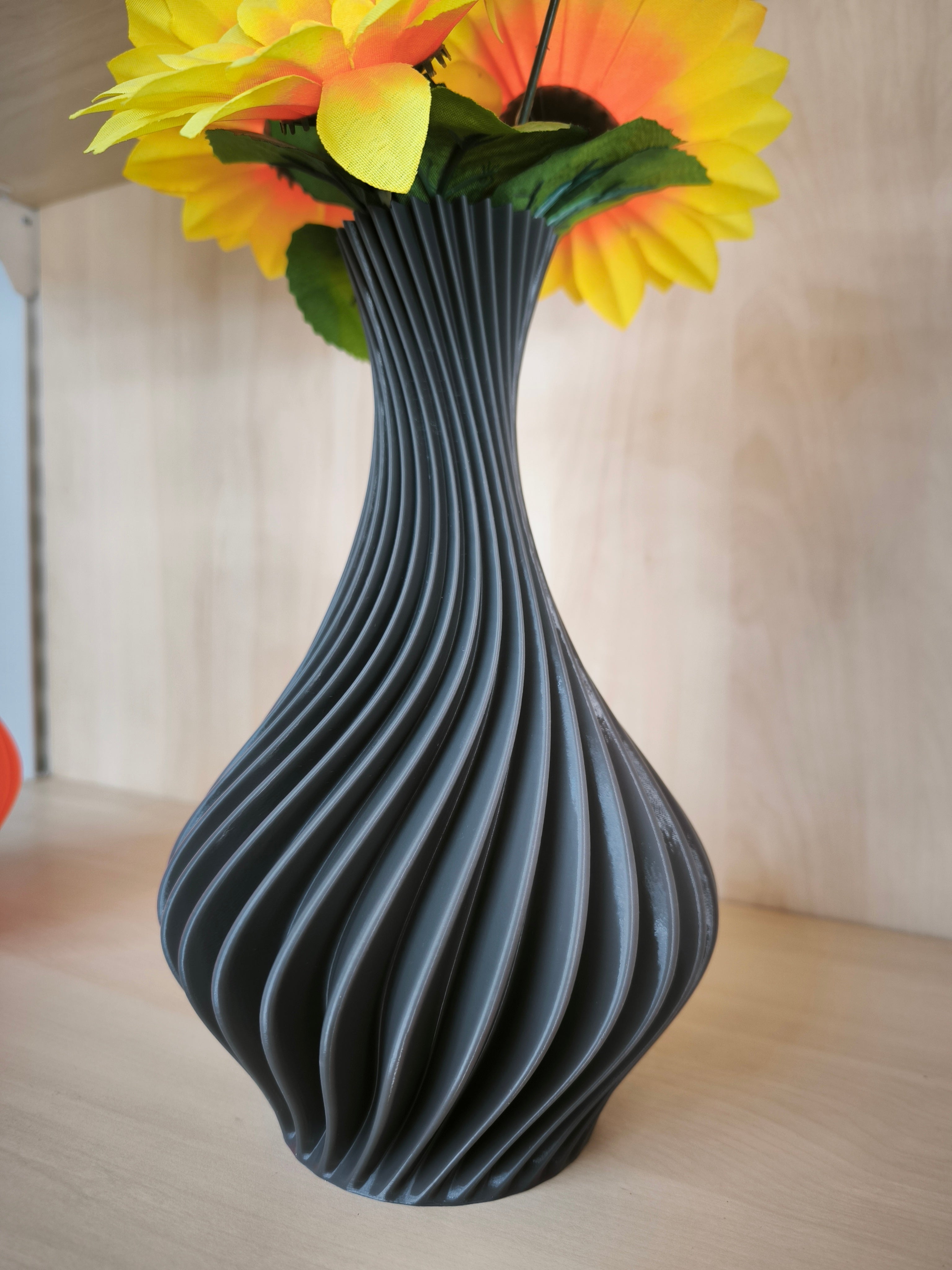 Vaso "Spiral Wave" collo stretto