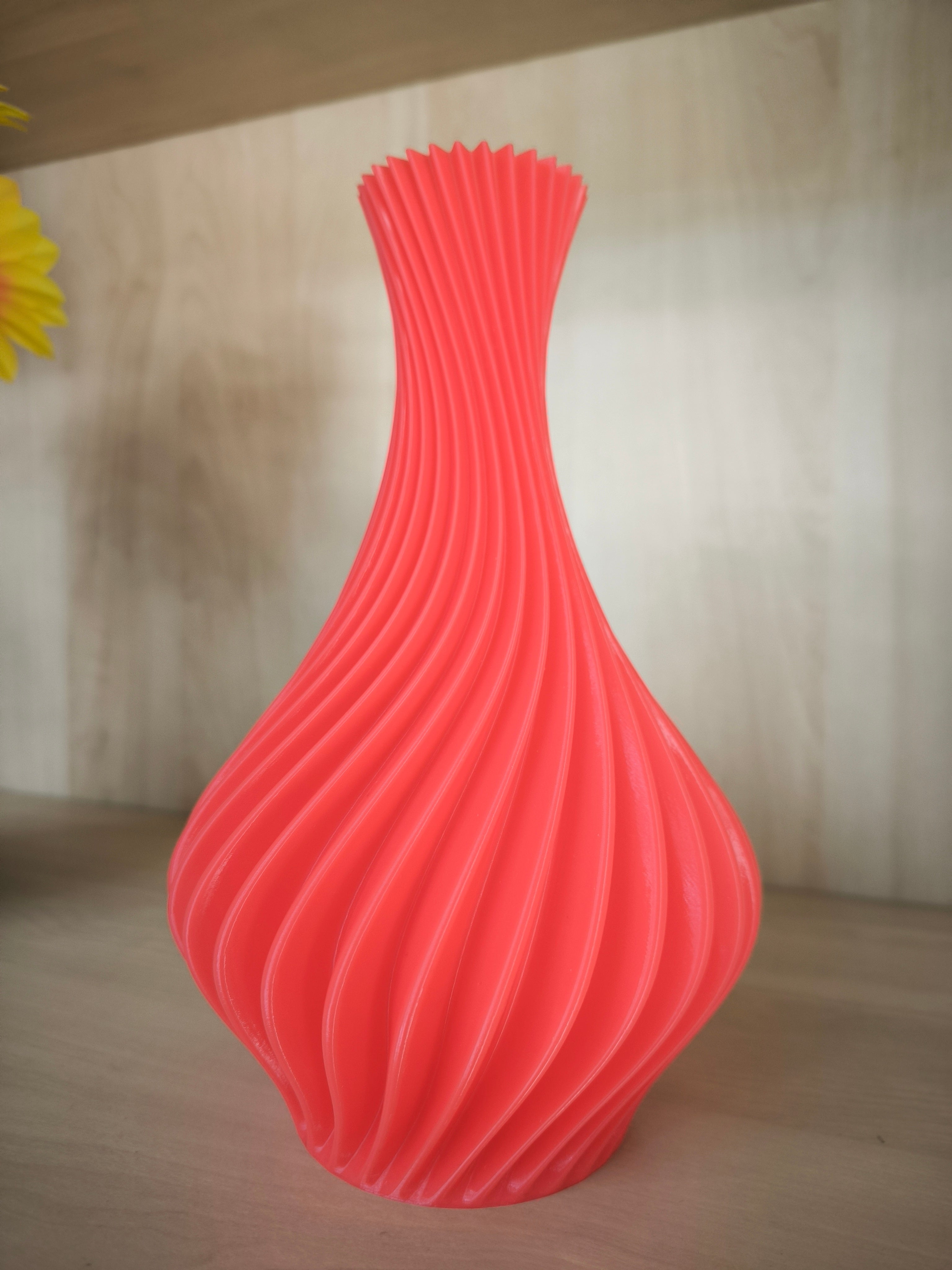 Vaso "Spiral Wave" collo stretto