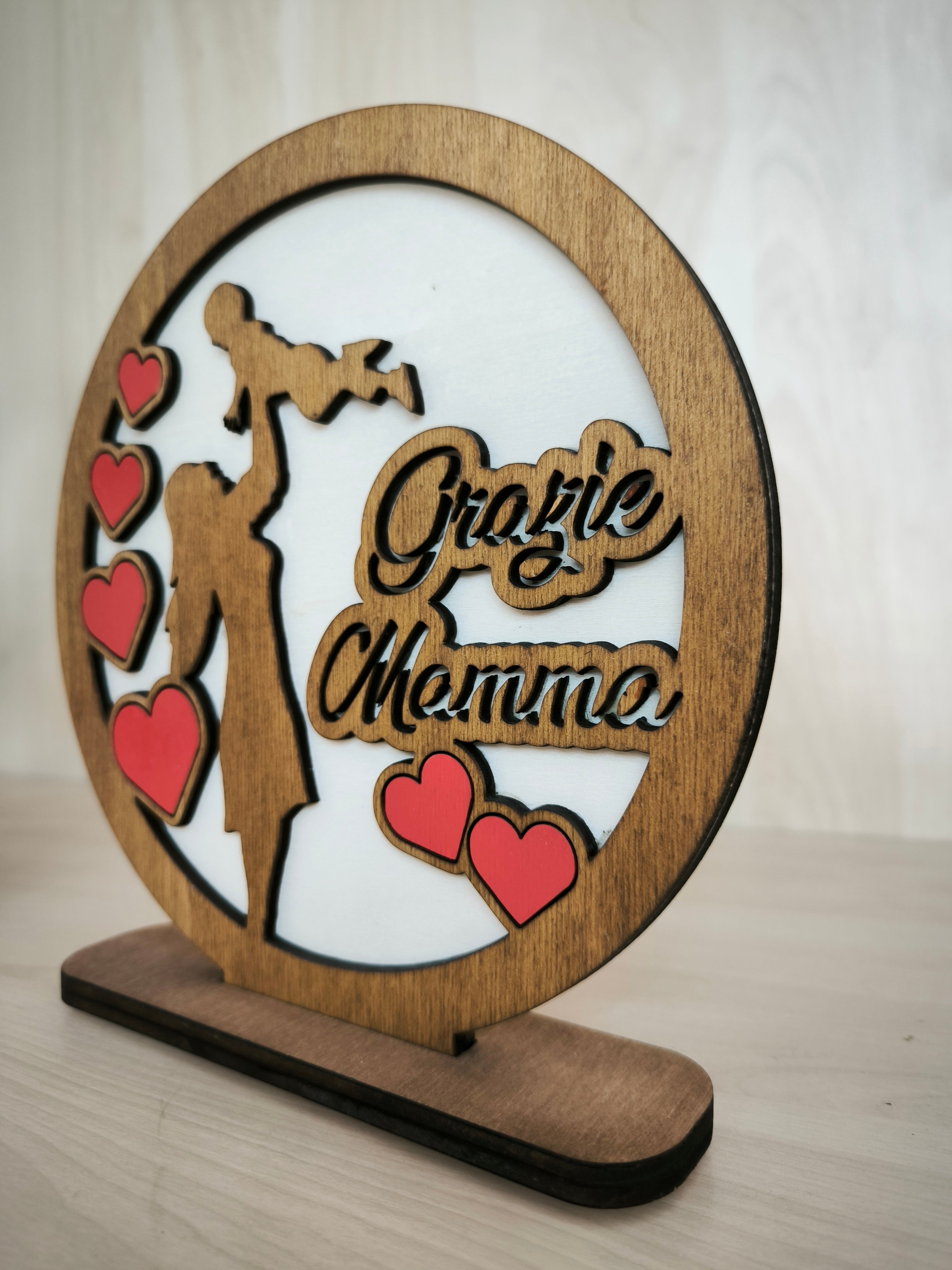 Targa "Grazie Mamma"