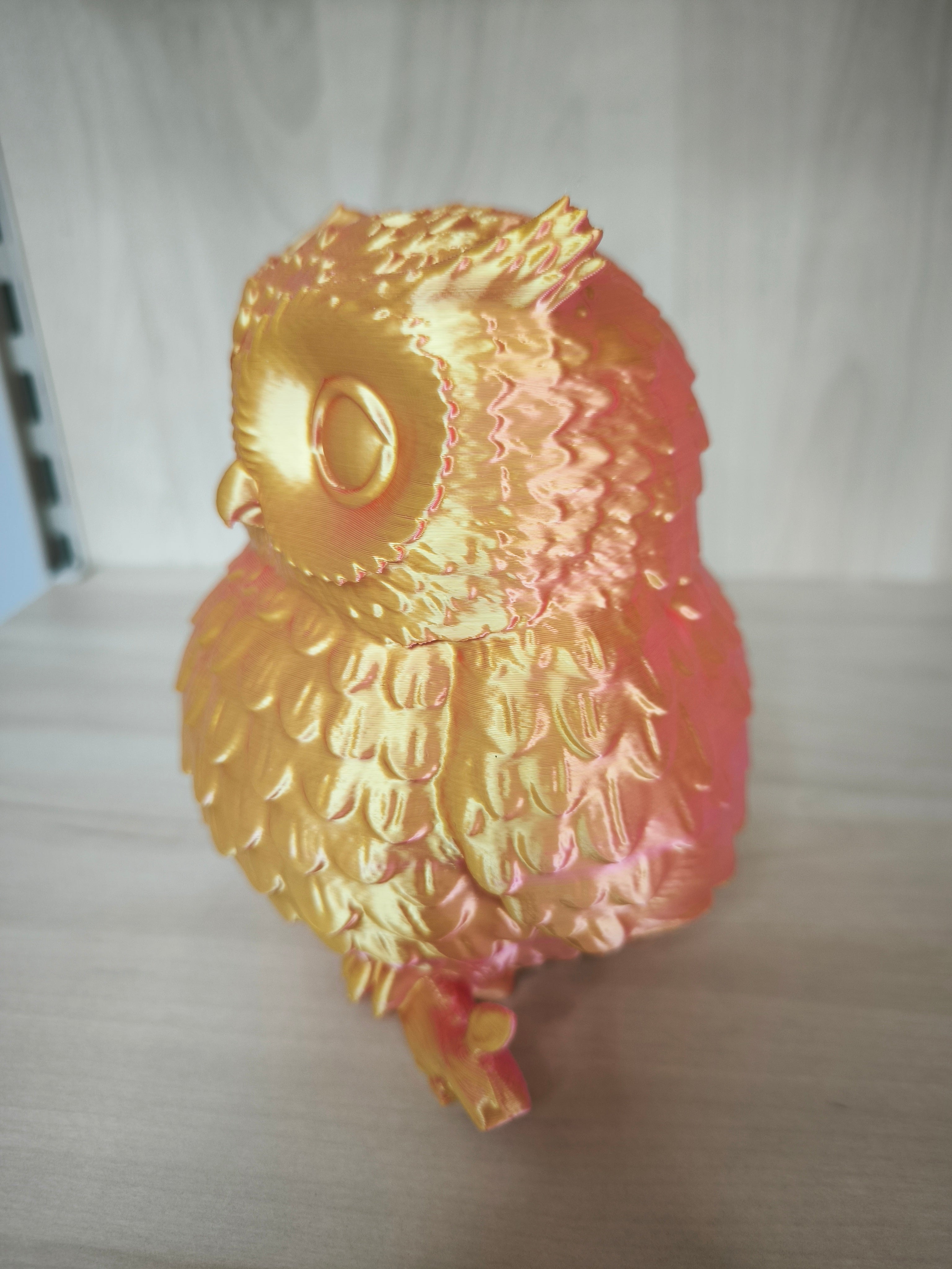 Gufetto Portafortuna "Aura Dorata"