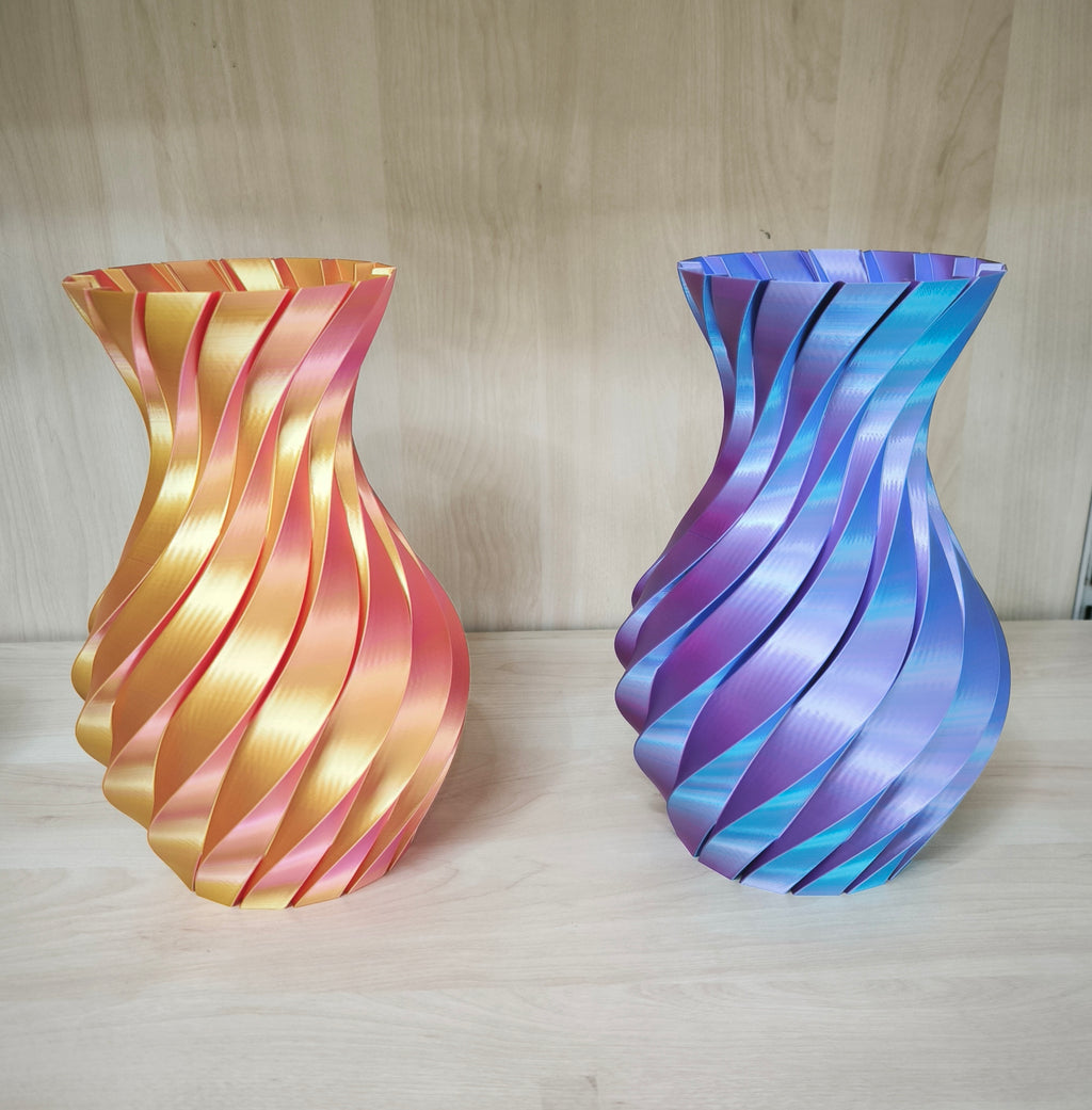 Vaso Spirale "Iris Wave"
